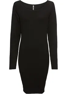 Strikkekjole i ledig snitt, bonprix
