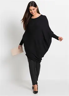 Oversized genser med asymmetrisk nederkant, bonprix