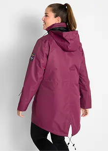 Funksjons-outdoor-overgangskåpe med hette, 2-i-1 look, vanntett, bonprix