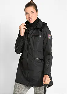 Funksjons-outdoor-overgangskåpe med hette, 2-i-1 look, vanntett, bonprix