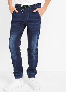 Sweatjeans for barn, elastisk linning, Slim Fit, bonprix