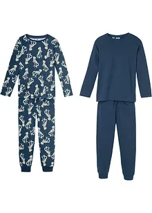 Pyjamas for barn (4-delt sett), bonprix