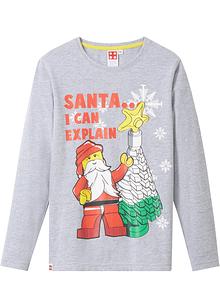 Trendy langermet skjorte med julemotiv. Slim Fit dypgrønn Trendy langermet skjorte med julemotiv. Slim Fit dypgrønn