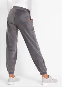 Fleece-joggebukse med komfortlinning, bonprix