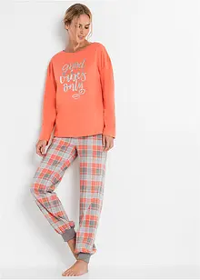 Pyjamas med oversized topp, bonprix