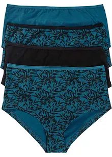 Maxipanty (4-pack) med økologisk bomull, bonprix