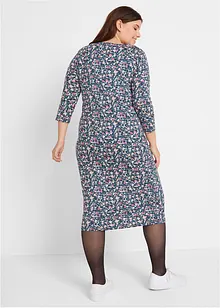 Trikotkjole med 3/4-lange ermer, bonprix