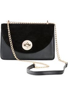 Skulderveske sortsølvfarget Dame bpc bonprix collection Veske Crossbody sortsølvfarget bpc bonprix collection