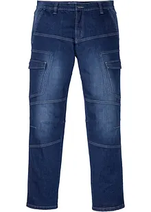 Regular Fit cargo-stretchjeans, Straight, bonprix