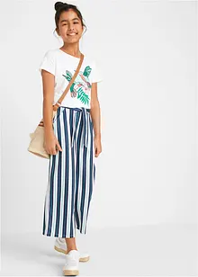 Vid bukse med elastisk linning, bonprix