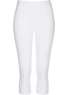 Capri-leggings med glitterstener, bonprix