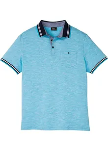 Poloshirt med brystlomme, kort arm, bonprix