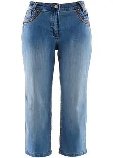 Slim Fit-jeans i capri-lengde, Mid Waist, bonprix