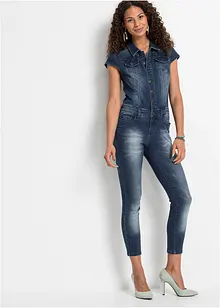 Denim jumpsuit med knapper, RAINBOW