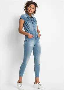 Denim jumpsuit med knapper, RAINBOW