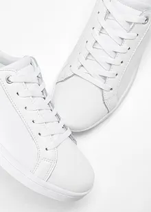 Low skinn-sneakers, bonprix