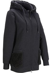 Komfortabel jakke i strikket fleece med vanntett glidelås Komfortabel jakke i strikket fleece med vanntett glidelås