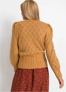 Cardigan med brede mansjetter, bonprix