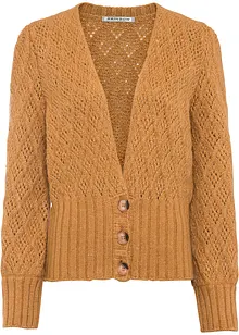 Cardigan med brede mansjetter, bonprix