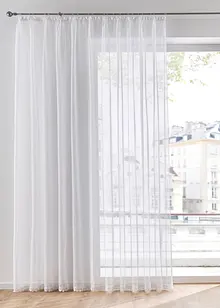 Gardin med resirkulert polyester og blondekant, bonprix