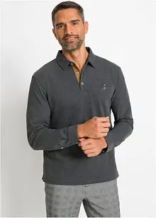 Piqué-poloshirt, lang arm, bonprix