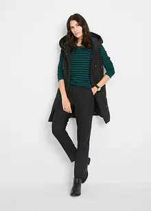 Langermet topp i økologisk bomull, bonprix