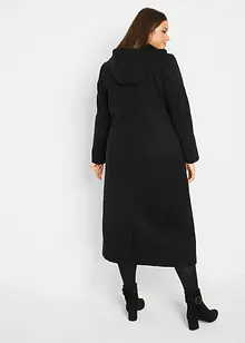 Kåpe i ull-look, maxi-lengde, bonprix