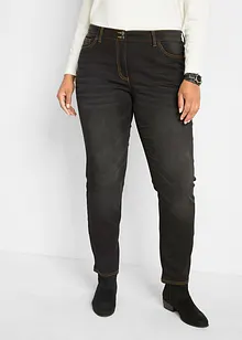 Thermojeans med push up-effekt og elastisk linning Straight, bonprix