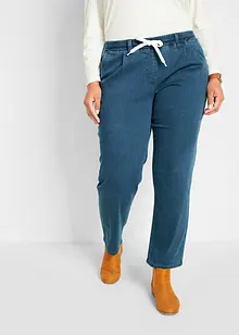 Termojeans med elastisk linning, bonprix