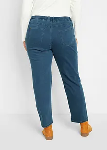 Termojeans med elastisk linning, bonprix