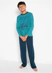 Pyjamas i 100% bomull (2-delt sett), bonprix