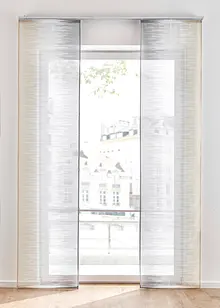 Panelgardin med trykt mønster og resirkulert polyester (2-pack), bonprix
