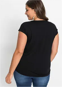 Topp med blondebesetning, bonprix