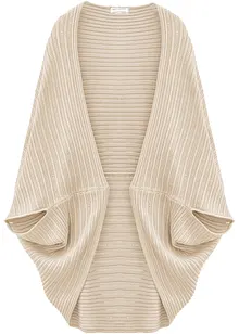 Finstrikket poncho, bonprix