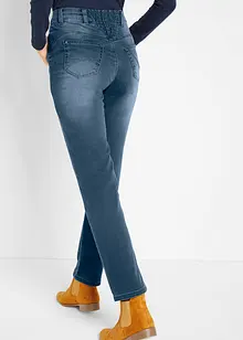 Thermojeans med push up-effekt og elastisk linning Straight, bonprix