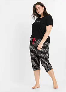 Capri pyjamas av økologisk bomull, bonprix