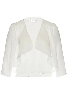 Chiffon-bolero med resirkulert polyester, bonprix