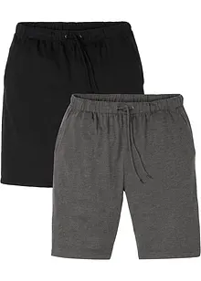 Bermudashorts i lett trikotmateriale (2-pack), bonprix