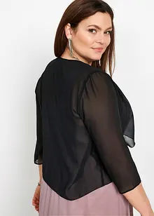 Chiffon-bolero med resirkulert polyester, bonprix