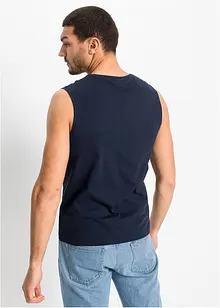 Singlet av hudvennlig økologisk bomull (2-pack), bonprix