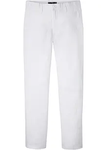 Lin-chinos  med komfort-linning, Regular Fit Straight, bonprix