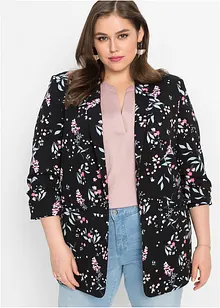 Lang blazer med print, bonprix