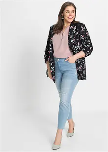 Lang blazer med print, bonprix