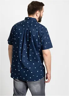 Kortermet skjorte i 100% bomull, bonprix