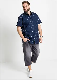 Kortermet skjorte i 100% bomull, bonprix