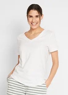 T-shirt med V-hals, bonprix