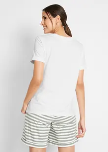 T-shirt med V-hals, bonprix