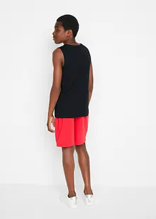 Singlet og shorts i økologisk bomull (2-delt sett), bonprix
