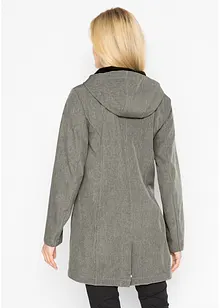 Softshell-parkas med hette, bonprix