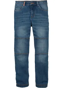 Jeans med stretch Mid Waist, med forsterkede knær, bonprix